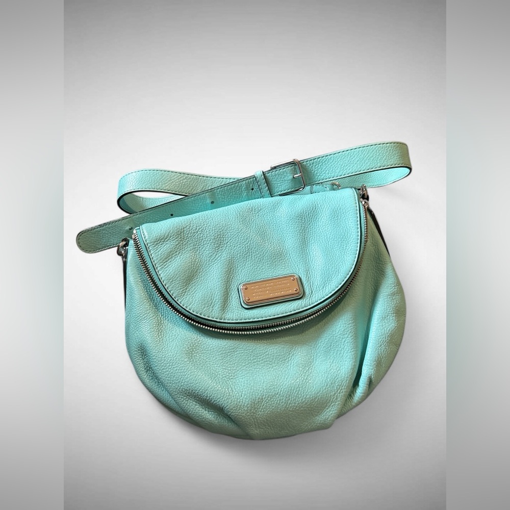 Marc Jacobs Blue Crossbody Bag with Flap Closure